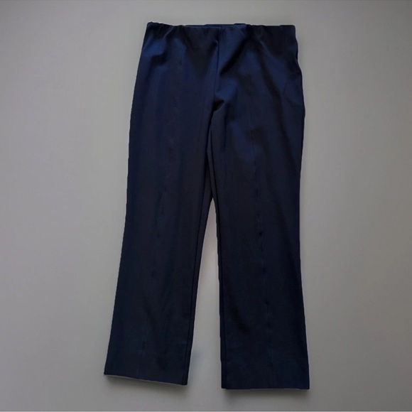 Misook Pants XL Black Pull On Straight Leg Minimalist Workwear Office Capsule - Picture 1 of 6